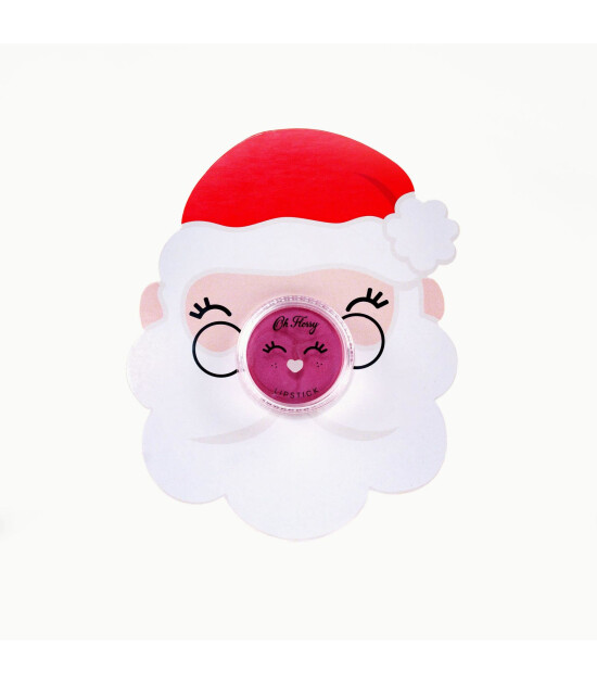Oh Flossy Çocuk Renkli Doğal Dudak Nemlendiricisi // Santa
