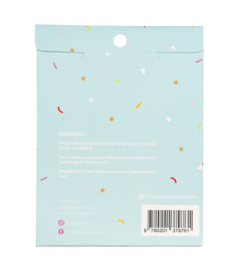 Oh Flossy Çocuk Tırnak Sticker Seti // Sky