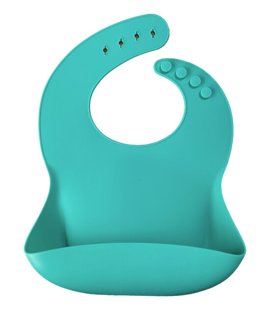 OiOi Basic Silikon Önlük // Aqua Green