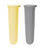 OiOi Buz Buz Silikon Set (2 Adet) //Mellow Yellow-Powder Grey