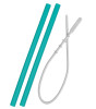 OiOi Silikon Pipet İkili Set ve Fırçası // Aqua Green