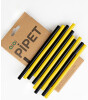 OiOi Silikon Pipet Set (10 Adet) // Bitter Black - Bee Yellow