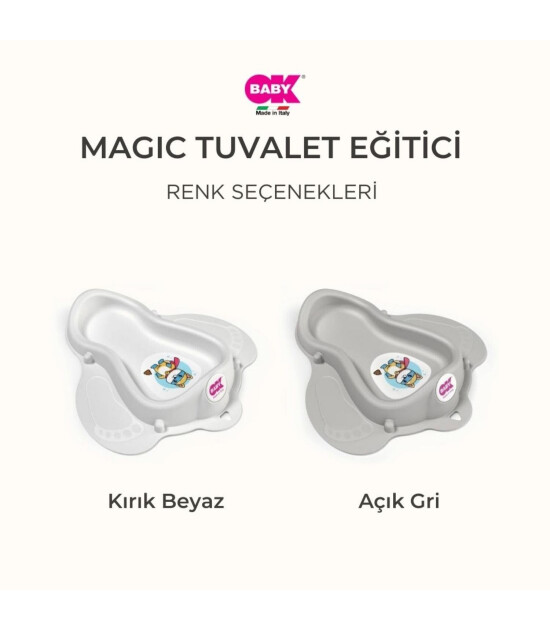 Okbaby Magic Tuvalet Eğitici // Gri