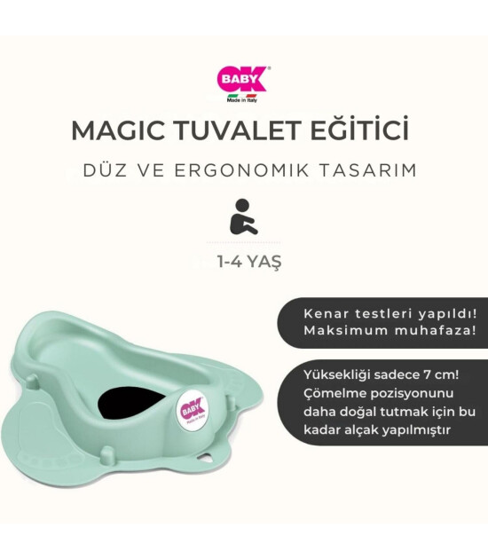 Okbaby Magic Tuvalet Eğitici // Gri