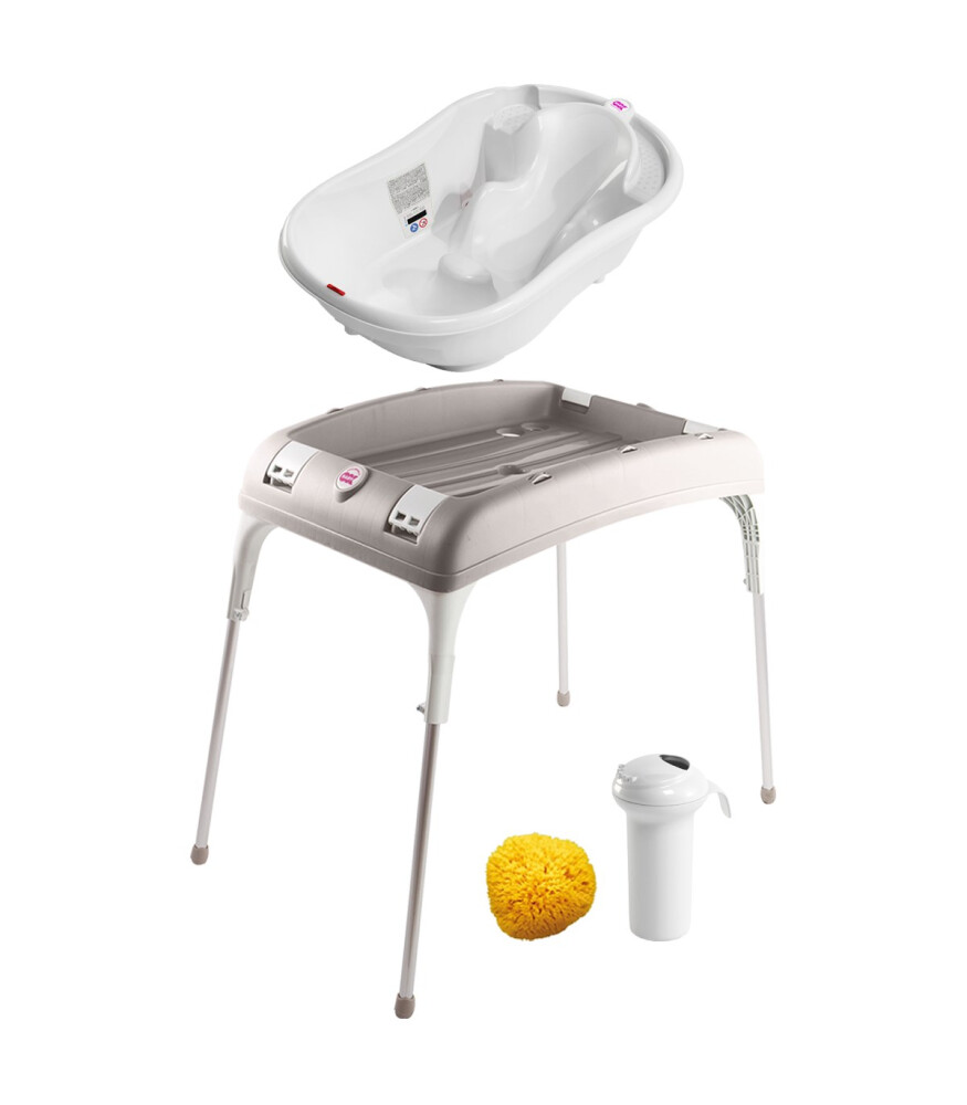 OkBaby OkBaby Onda Evol Bebek Banyo Seti / Beyaz Keyif