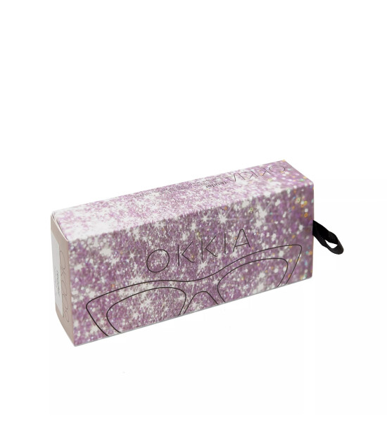 Okkia Adriana Numaralı Okuma Gözlüğü (1.50) // Glitter Pink