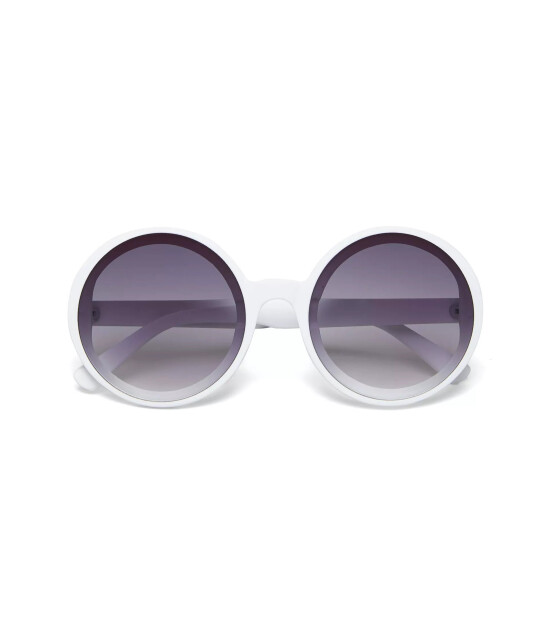 Okkia Monica Round Güneş Gözlüğü // Optical White