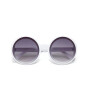 Okkia Monica Round Güneş Gözlüğü // Optical White