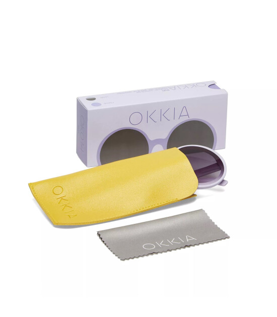 Okkia Monica Round Güneş Gözlüğü // Lilac Breeze