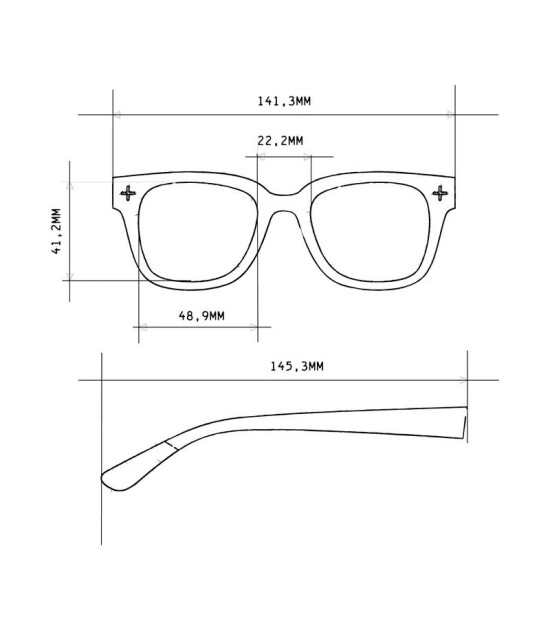 Okkia Giovanni G&uuml;neş G&ouml;zl&uuml;ğ&uuml; // Black & Grey (Blue Lenses)