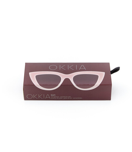 Okkia Claudia Big Cat G&uuml;neş G&ouml;zl&uuml;ğ&uuml; // Pink Havana