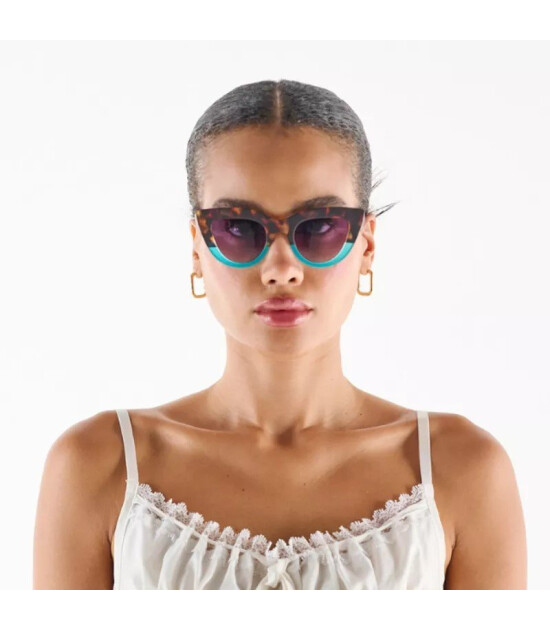 Okkia Claudia Big Cat G&uuml;neş G&ouml;zl&uuml;ğ&uuml; // Havana Blue