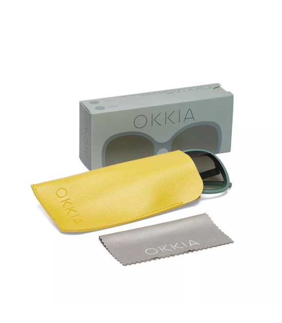 Okkia Anna Butterfly Güneş Gözlüğü // Green Sage