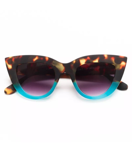 Okkia Claudia Big Cat G&uuml;neş G&ouml;zl&uuml;ğ&uuml; // Havana Blue