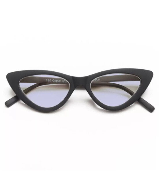 Okkia Adriana Small Cat Eye Ekran Koruyucu Gözlük // Black