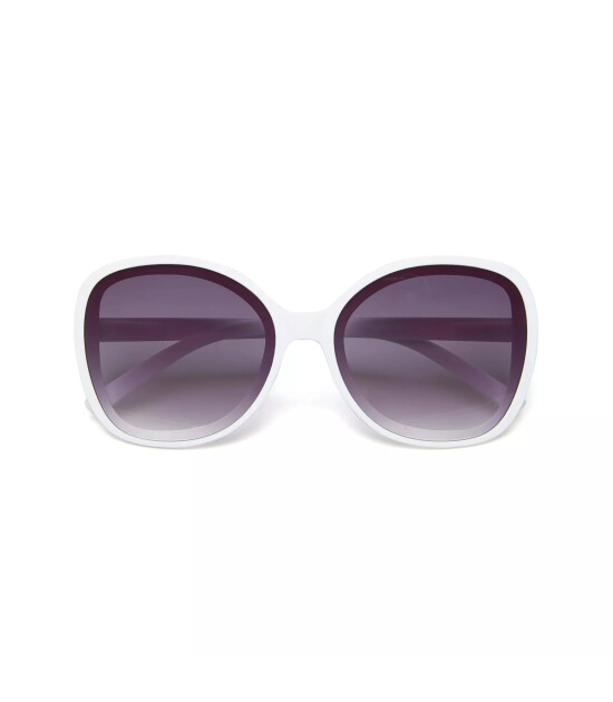Okkia Anna Butterfly Güneş Gözlüğü // Optical White