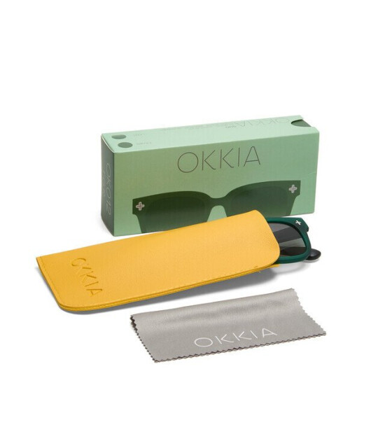 Okkia Giovanni Yeşil Gradyan Lens Unisex G&uuml;neş G&ouml;zl&uuml;ğ&uuml; Yeşil