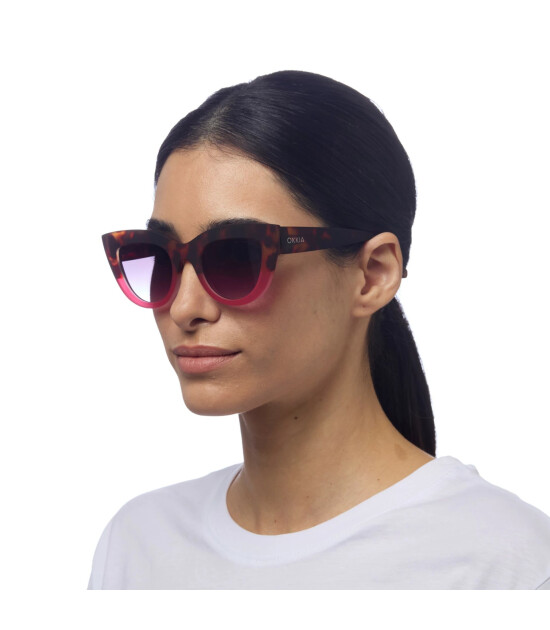 Okkia Claudia Big Cat Güneş Gözlüğü // Havana Pink