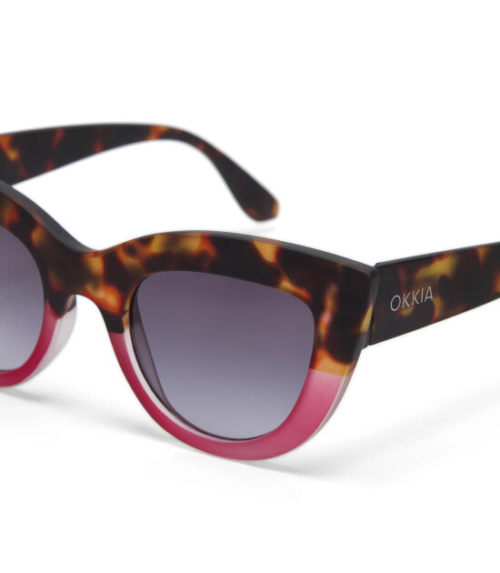 Okkia Claudia Big Cat Güneş Gözlüğü // Havana Pink