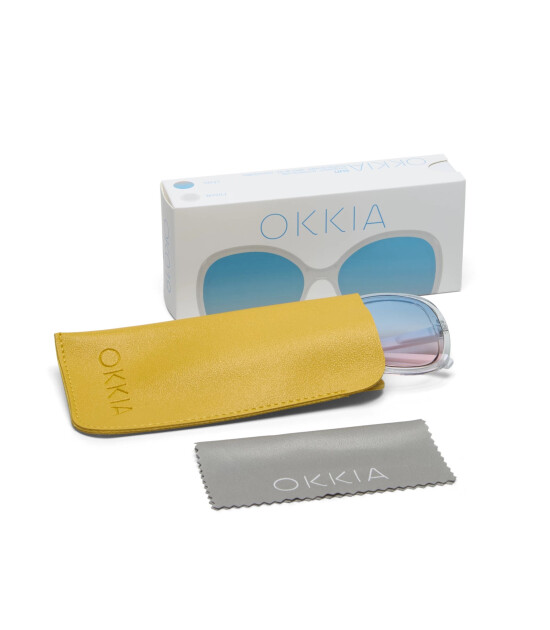 Okkia Anna Butterfly Güneş Gözlüğü // Clear