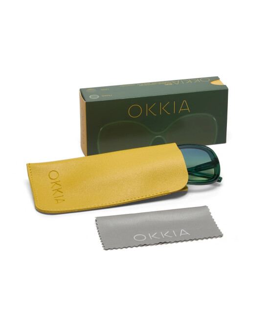 Okkia Anna Butterfly Güneş Gözlüğü // Green