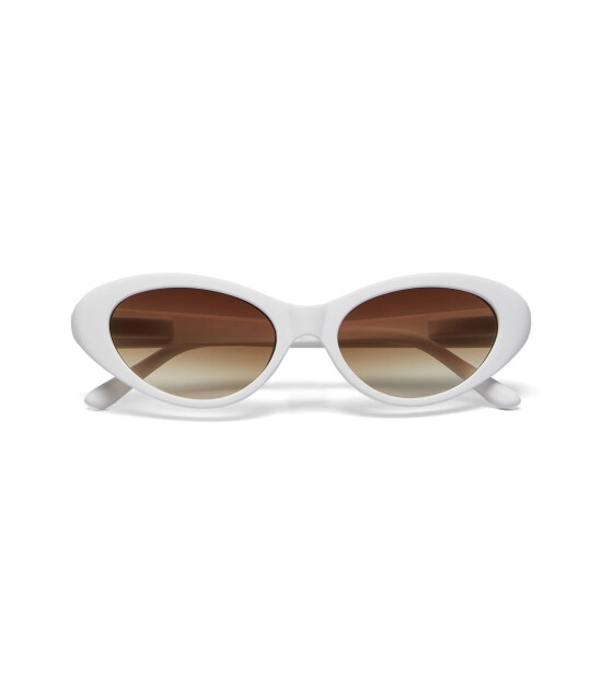 Okkia Lina Small Cat Güneş Gözlüğü // Optical White
