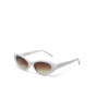 Okkia Lina Small Cat Güneş Gözlüğü // Optical White
