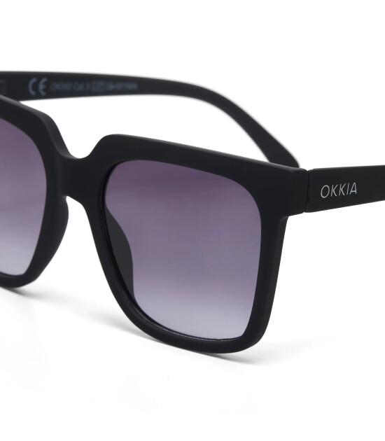Okkia Roma Unisex Güneş Gözlüğü // Black