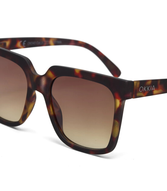 Okkia Roma Unisex Güneş Gözlüğü // Classic Havana