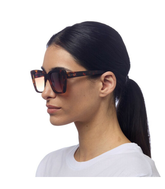 Okkia Elba Unisex G&uuml;neş G&ouml;zl&uuml;ğ&uuml;Havana / Lens : Kahverengi Gradyan