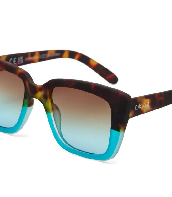 Okkia Elba Unisex G&uuml;neş G&ouml;zl&uuml;ğ&uuml;Havana Mavi