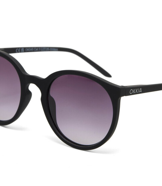 Okkia Berlino Unisex G&uuml;neş G&ouml;zl&uuml;ğ&uuml;Siyah / Lens : Siyah Gradyan