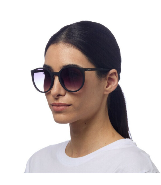 Okkia Berlino Unisex G&uuml;neş G&ouml;zl&uuml;ğ&uuml;Siyah / Lens : Siyah Gradyan