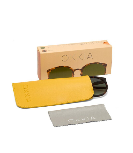 Okkia Berlino Unisex G&uuml;neş G&ouml;zl&uuml;ğ&uuml;Havana / Lens : Kahverengi Gradyan