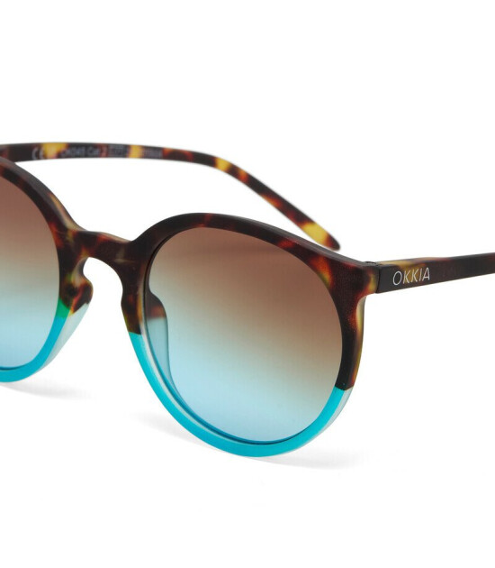 Okkia Berlino Unisex G&uuml;neş G&ouml;zl&uuml;ğ&uuml;Havana Mavi