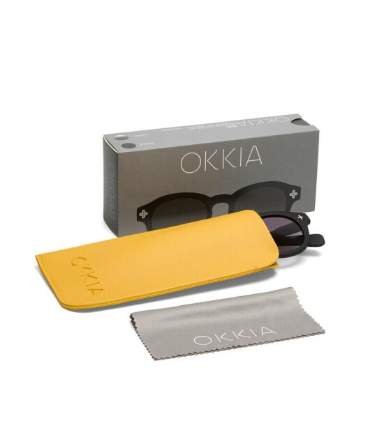 Okkia Milano Unisex G&uuml;neş G&ouml;zl&uuml;ğ&uuml; Siyah / Lens: Siyah Gradyan