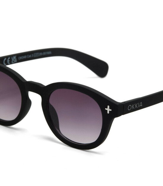 Okkia Milano Unisex G&uuml;neş G&ouml;zl&uuml;ğ&uuml; Siyah / Lens: Siyah Gradyan
