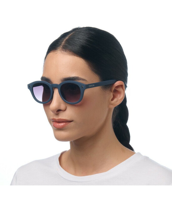 Okkia Milano Unisex G&uuml;neş G&ouml;zl&uuml;ğ&uuml; Midnight / Lens: Siyah Gradyan