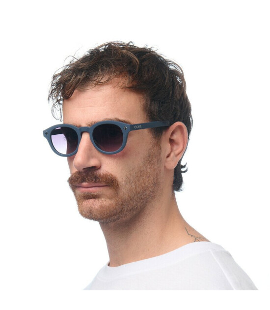 Okkia Milano Unisex G&uuml;neş G&ouml;zl&uuml;ğ&uuml; Midnight / Lens: Siyah Gradyan