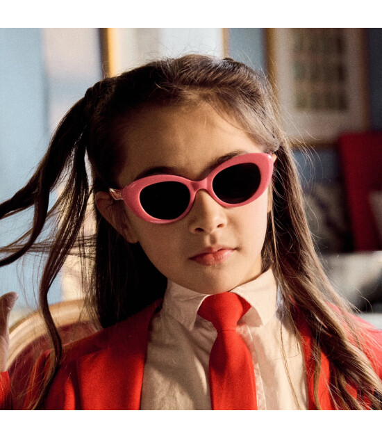 Okkia Okkialini Paris Bambina Çocuk Güneş Gözlüğü (3-5 Yaş) // Super Pink