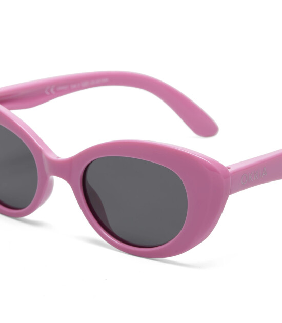 Okkia Okkialini Paris Bambina Çocuk Güneş Gözlüğü (6-10 Yaş) // Super Pink