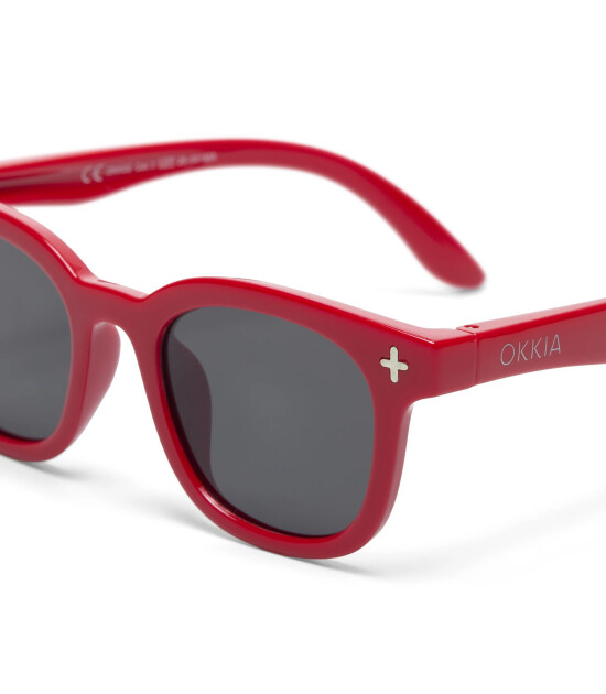 Okkia Okkialini Orlando Bambina &Ccedil;ocuk G&uuml;neş G&ouml;zl&uuml;ğ&uuml; (3-5 Yaş) // Red