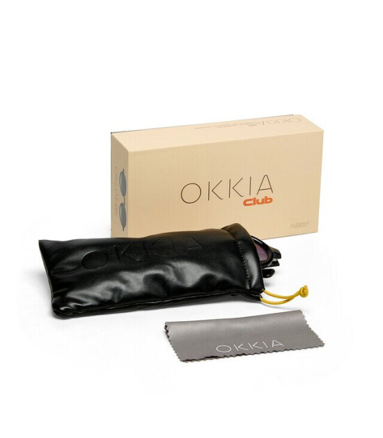 Okki̇a Okkia Club ALICUDI Siyah Lens Polarize G&uuml;neş G&ouml;zl&uuml;ğ&uuml; Siyah