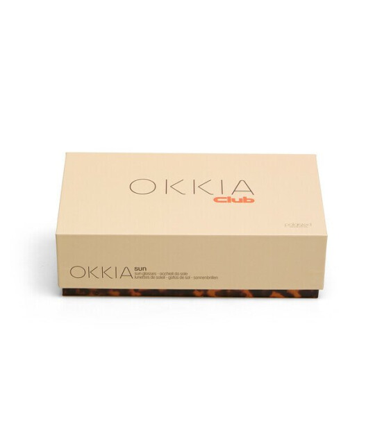 Okki̇a Okkia Club ALICUDI Yeşil Lens Polarize G&uuml;neş G&ouml;zl&uuml;ğ&uuml; Klasik Havana