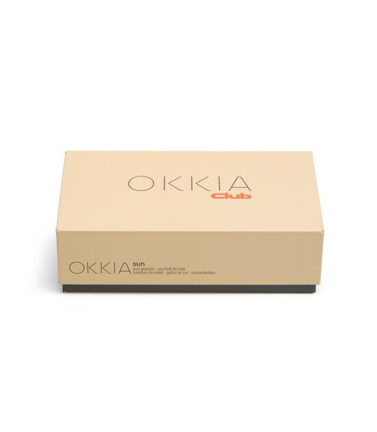 Okki̇a Okkia Club STROMBOLI Mavi Lens Polarize G&uuml;neş G&ouml;zl&uuml;ğ&uuml; Şeffaf F&uuml;me