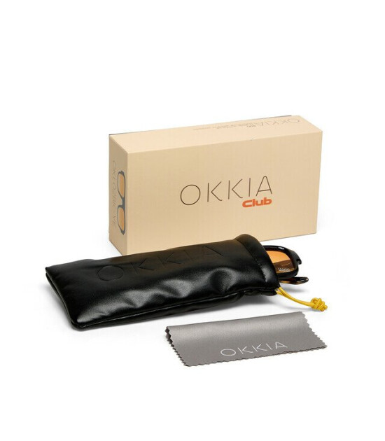 Okki̇a Okkia Club STROMBOLI Sarı Lens Polarize G&uuml;neş G&ouml;zl&uuml;ğ&uuml; Siyah