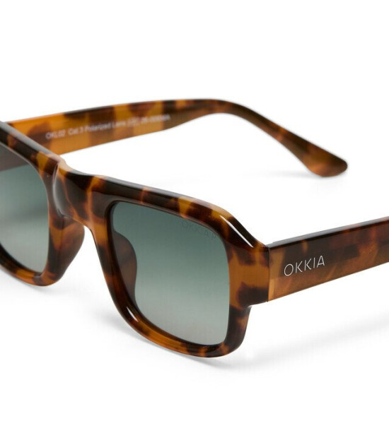 Okki̇a Okkia Club STROMBOLI Yeşil Lens Polarize G&uuml;neş G&ouml;zl&uuml;ğ&uuml; Klasik Havana