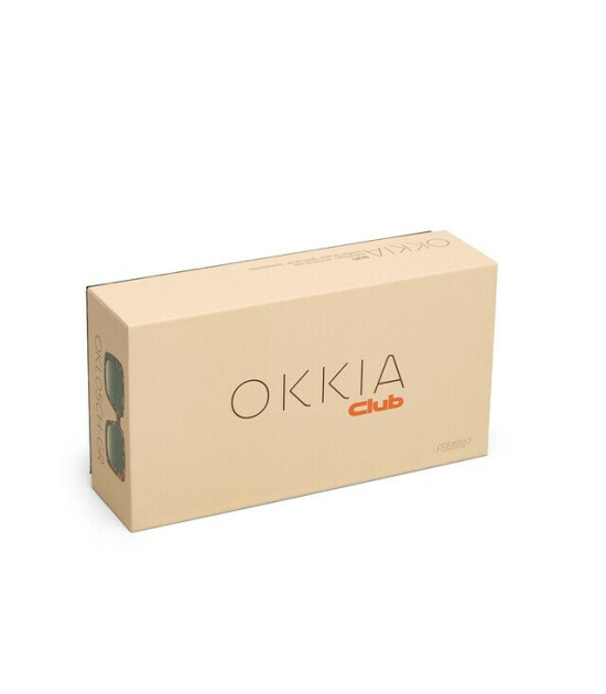 Okki̇a Okkia Club ISCHIA Yeşil Lens Polarize G&uuml;neş G&ouml;zl&uuml;ğ&uuml; Klasik Havana