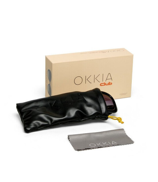 Okki̇a Okkia Club PROCIDA Siyah Lens Polarize G&uuml;neş G&ouml;zl&uuml;ğ&uuml; Siyah