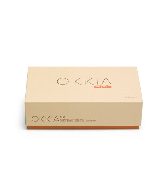 Okki̇a Okkia Club PROCIDA Siyah Lens Polarize G&uuml;neş G&ouml;zl&uuml;ğ&uuml; Turuncu Jel